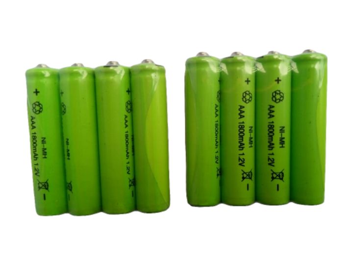AAA rechargeable cell,Pack of 4, NI-MH 1.2v 1800mah Rechargeable cell, for remort camera and other applications