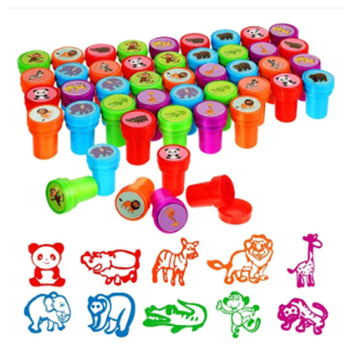 Kids Multi design Self Ink Stamps Best for Kids Appreciation and fun - Random Design and Multicolor Art# JS- SE Stamp - Toy- 5 pcs of stamp