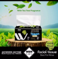 WBM Care Facial Tissue, Super Soft Medium Tissue Pack 200 Sheets – 2Ply. 