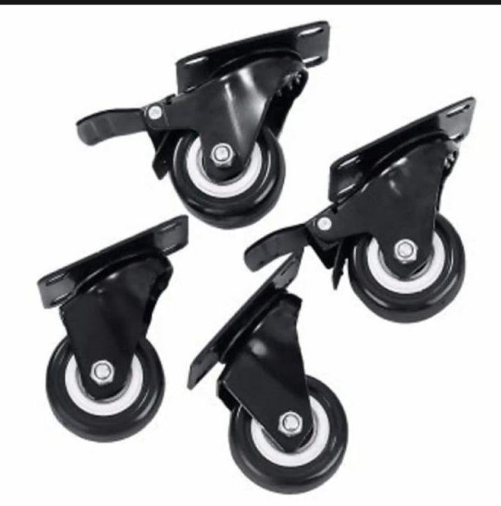 Wheels%20For%20Furniture,%20Soft%20Rubber%20Swivel%20with%20360%20degree%20rotation.%20Caster%20Wheels%20-%20Image%202