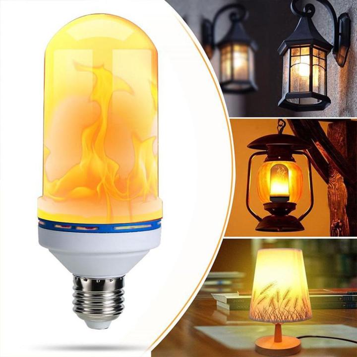 【BestGO】Outdoor light LED E27 360°flame flicker effect bulb decoration holiday light