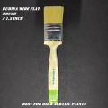 Rubina Wide Flat Brushes Best for Oil and Acrylic Paints (Available in 1inch, 2inch, 3inch and 4inch). 