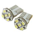 【Topnotch Store】T10 W5W 5 SMD LED Xenon White Canbus Car Side Interior Light Bulbs. 