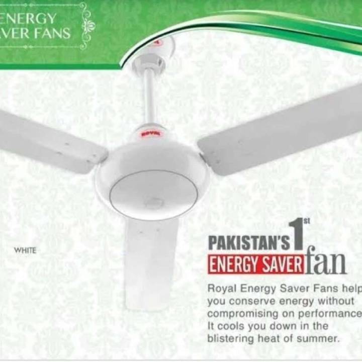 Royal Energy Saver Ceiling Fan 50 Watts Copper Winding