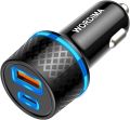 USB Car Charger, WORDIMA USB C Car Charger PD20W/PPS20W & QC3.0 18W/SCP22.5W Car Adapter, Compatible with iPhone13 pro max/iPad Pro/Samsung/Google Pixel/Oneplus (Black). 