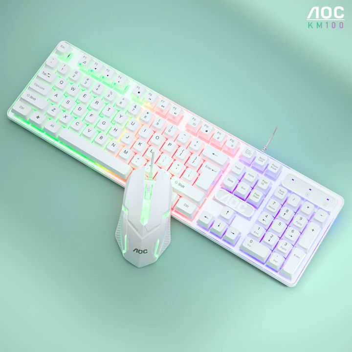 AOC%20KM100%20Cool%20Backlit%20Keyboard%20and%20Mouse%20Combo%20Ergonomic%20Waterproof%20Keyboard%20Color%20Backlight%20for%20Computer%20PC%20Laptop%20%20Extra%202%25%20Off%20-%20Image%208