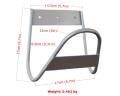 Metal Garden Hose Holder - Heavy Duty Hose Hanger - Wall Mounted Water Hose Rack. 