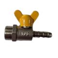Ball Valve with Gas Nozzle 1/2 & 1/4 Side Pipe Nozzle | Stainless Steel Material | Durable & Rust-Resistant | Ideal for High-Pressure Applications | Reliable Gas Flow Control | Perfect for Home, Industrial & Commercial Use. 