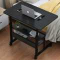 Adjustable height laptop table,study table,Home table,Writing table, with bookshelfs and metal frame. 