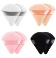 Triangle Powder Puff Face Soft Triangle Makeup Puff Velour Cosmetic Foundation Blender Sponge Beauty Makeup Tools. 