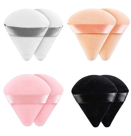 Triangle Powder Puff Face Soft Triangle Makeup Puff Velour Cosmetic Foundation Blender Sponge Beauty Makeup Tools