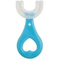 Baby Toothbrush Children 360 Degree U-shaped Child Toothbrush Teethers Soft Silicone Baby Brush Kids Teeth Oral Care Cleaning U Shape Brush. 