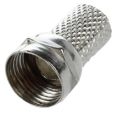 RG6 Connectors: High-Quality Coaxial Cable Connectors with RG 6 RF Compatibility for Satellite TV, CCTV, and More – Silver Finish. 