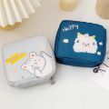 Cute Girls Tampon Cartoon Sundries Bear Coin Pouch Makeup Bag Sanitary Pad Storage Bag Jewelry Organizer. 
