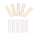 2pcs Metal Ladder Stairs Model Micro World Bonsai Fairy Garden Dollhouse Landscape Miniatures. 