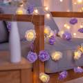 LED Rose String Fairy Lights 300cm Nolvety Floral Arrangement Artificial Flower String Light for. 