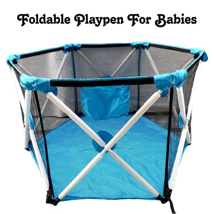 Babies Foldable Playpen Boy Girl Portable Imported