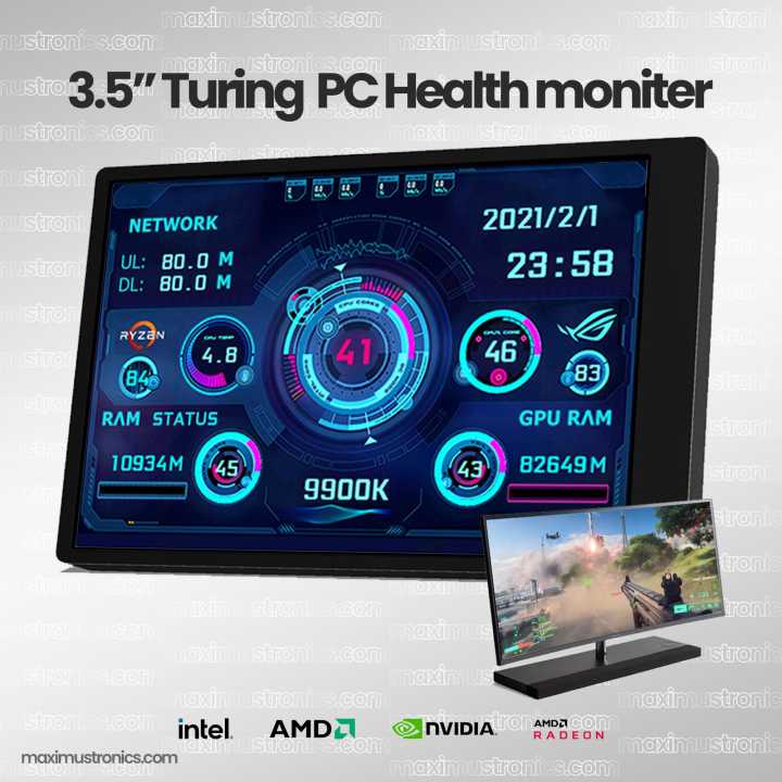 Computer%20Monitor%20For%20Mini%20ITX%20Case%203.5%20Inch%20IPS%20TYPE-C%20Secondary%20Screen%20CPU%20GPU%20RAM%20HDD%20Monitoring%20USB%20Display%20Freely%20AIDA64%20hardware%20moniter%20performance%20live%20stats%20-%20Image%202