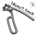 Pizza Pan Gripper Black Colour - Heavy Duty Cast Aluminum Anti-Scald Baking Pan Gripper for Deep Pizza Pans, Strong Clamp Holder for Hot Dish, Plate, Bowl, and Pizza Oven. 