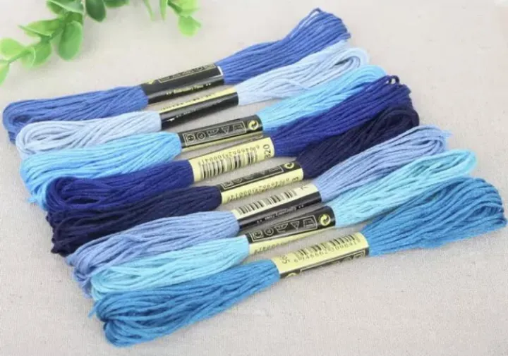 DMC%20Thread/Cross%20Stitch%20Cotton%20Sewing%20Skeins%20-%20Embroidery%20Thread%20Floss%20Kit%20-%20Image%203