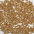 Diameter 2.4/3.2/4.0mm Gold/Silver/Bronze Tone Metal Beads Smooth Ball Seed Spacer Beads For Jewelry Making. 