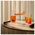 Ikea Tray Glass Dark Red. 