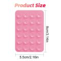 Suction Phone Case Mount Hands-Free Mirror Shower Phone Holder Square Anti-Slip Suction Cup Phone Mount For Kitchen Wall Table. 