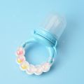 BABY FRUIT AND VEGETABLE FEEDING PACIFIER WITH RATTLE - FRUIT FEEDER - FRUIT SOOTHER. 