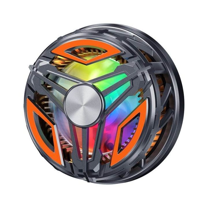 Funcooler GT31 RGB Mode Magnetic Phone Cooler Portable Phone Semiconductor Radiator Fast Cooling Phone Cooler Mobile Gaming Video Streaming Phone Fan For Playing Games Watching Videos