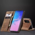 CaseMe Retro Leather Case for Samsung Galaxy A51 Book Style Flip Wallet Magnetic Cover Card Slots Case for Samsung A51. 