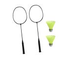 Professional Badminton Rackets (1 Pair) For adults- High Quality free 2 shuttle plastic. 