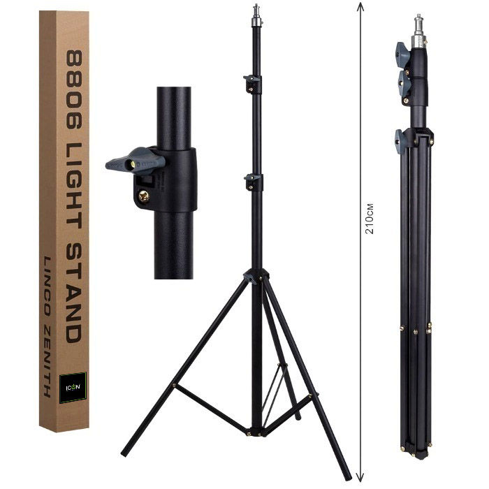 Tripod Linco 8806 Zenith 77" Light Weight Light Stand For LED Video Light Photo And Softbox