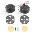 Kebidu 1 Pair Car Mini Dome Tweeter Inner High-Efficiency 500W Super Power Audio Sound MP3 Loudspeaker. 