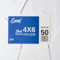 Ruled Flash Cards - Index Cards - Memo Cards Excel 6x4 Inches Ruled. 