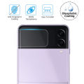 For Samsung Galaxy Z Flip 3 5G Camera Lens Glass & Rear Screen Protector Anti-Scratch Film Full Protection on For Galaxy Z Flip3. 