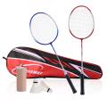 Professional Badminton Rackets Set Ultra light Double Badminton Racquet Titanium Alloy Lightest Playing Badminton whole. 
