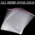 20 Pcs Self-adhesive Plastic Bags For Packaging - High Quality Transparent Self-Adhesive Clear OPP Plastic Bag. 
