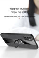 iCaseCover for Redmi Note 10 5G/Xiaomi POCO M3 Pro Hard Case Hybrid Shockproof Fabric Splicing Color Car Magnetic Ring Back Cover. 