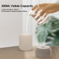 DoomHot Air Humidifier Mini Night Light Portable Mist Sprayer USB Electric Air Humidifier 300ML Cool Water Mist Maker with Warm Night Light With 2 Working Modes for Home Office Car. 