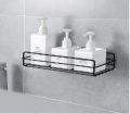 Bathroom Bookcase, Free Punch Toiletry Stand, and Wall-Mounted Shower Gel Storage Are All Items  In The Corner, a Storage Rack. 