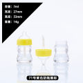 Mini Multi Milk Bottle Color Glaze Lip Honey Empty Mouth Red Tube Hot selling Cosmetic Packaging Materials. 