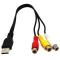AV Cable-1 x Adapter Cable-Black. 