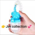 Baby Fruit pacifier Silicone Fruit Soother Food Feeder with Rattle Toy. 
