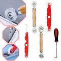 Durable Stainless Steel Rubber Rolling Wheel Tools Hand Tool Rubber Disassembling Tool Household Gauge Pressing Wheel Household. 