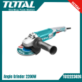 TOTAL 2200W Corded Angle Grinder with 1pcs Auxiliary Handle, 1set Extra Carbon Brushes TG12223026. 