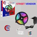 Street Vendor Rgb Led Strip Light Waterproof Remote Control Color Changing 3528 - Complete Kit. 