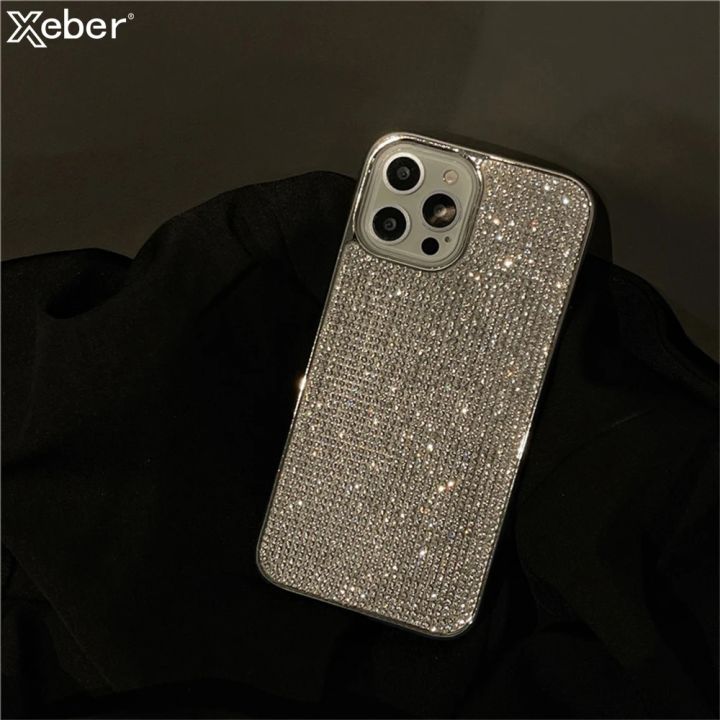 Luxury Glitter Rhinestones Phone Case For iPhone 15 14 11 12 13 Pro Max Mini XS XR X 7 8 Plus Shniy Diamond Soft Silicone Cover