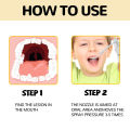 Children Dental Care Spray, Prevent Cavity Oral Cleaning Stain Removal 30ml Tooth Whitening Toddler Foam Toothpaste for Travel. 