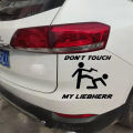Don't touch my Liebherr compressor camion China edile escawato adsivo car styling sticker, covering scratches, waterproof. 