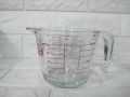 Glass Measuring Cup Clear Measuring Jug Kitchen Baking Tools 500ml. 